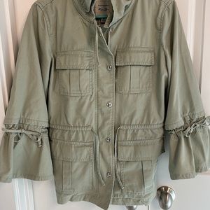 Banana Republic Bell Sleeve Bomber Jacket - Size XS